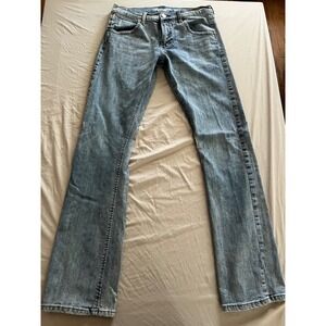 Wrangler Retro Slim Boot Cut Mens Jeans 31x36 Blue Medium Wash Denim